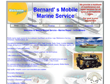 Tablet Screenshot of bernardmarineservice.com